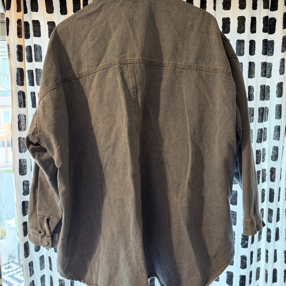 Boutique Denim Jacket with Colorful Patches - Picture 5 of 5